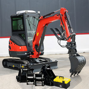 Мини-экскаватор Spot Supply с двигателем Eaton, гидравлическими компонентами, полностью гидравлической системой, мотором и дополнительным навесным оборудованием - Product Image 6