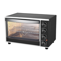 Horno de cocina de gran calidad, horno eléctrico de mesa portátil con Control de perilla de 30L para hornear