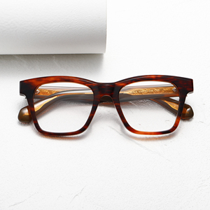 Monturas de Gafas Rectangulares de Aro Completo, Color Sólido, Anti-UV, para Hombres Adultos, Corrección de Visión - Product Image 1