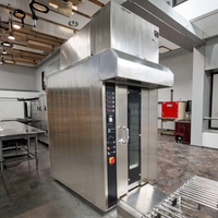 Four rotatif MildRich MXB-32RH - Four électrique commercial de 50 kW avec porte à charnières en acier inoxydable, plage de température de 20 à 400 °C