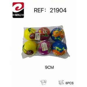 MNJ Sponge Balls 9Cm 6Pcs Party Novelty Toys - Product Image 1