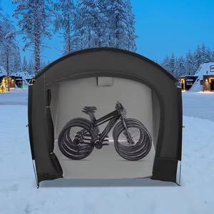 Tente de rangement pour vélos portable, imperméable, anti-UV, coupe-vent, en Oxford 210D et PVC enduit, pour 1 à 4 vélos, abri extérieur - Product Image 3