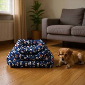 Cuccia per Cani Colorata con Fondo Antiscivolo, Set Tre Pezzi per Animali Domestici - Product Image 3