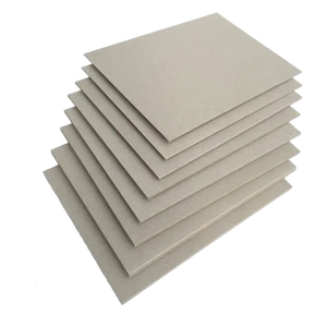 Feuilles de carton gris laminé de bonne qualité 1mm 1.5mm 2mm 3mm panneau dur panneau gris - Product Image 1