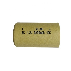 Bateria <span class=keywords><strong>NiMH</strong></span> Sub C <span class=keywords><strong>1.2V</strong></span> 3000mAh Tamanho SC Sub-C Taxa 10C Embalagem <span class=keywords><strong>OEM</strong></span> para Ferramentas Elétricas Lanterna Brinquedos - Product Image 5