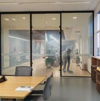 Verre Intelligent Commutable Électrochrome Gradable Atomisé, Film PDLC de Confidentialité pour Fenêtre ou Cloison, Profil en Aluminium Électrique