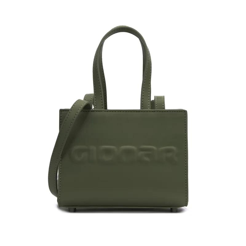 Brand Handbag Popular Design Forest Green Purse Vegan Leather Crossbody Bags