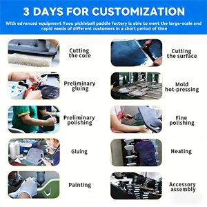 <span class=keywords><strong>Raquette</strong></span> de pickleball en fibre de carbone texturée mate T300, épaisseur 16 mm, durable, haute qualité, portable, fournie par l'usine - Product Image 4