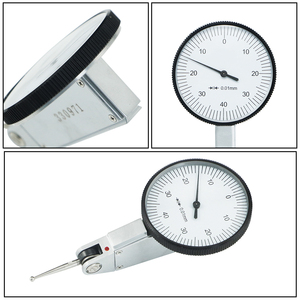 Indicateur de test à cadran de précision 0.01mm 0-0.8mm Indicateur de test à cadran 0.01mm Jauge d'indicateur à cadran - Product Image 3