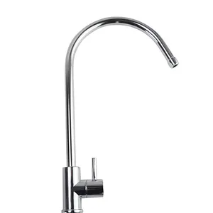 Wholesale Hot Sale Commercial 304 Stainless Steel Single Gooseneck Kitchen Sink Drinking Faucet Suppliers