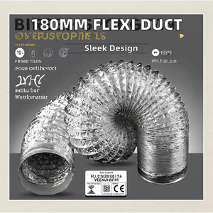 Film d'aluminium simple/<span class=keywords><strong>double</strong></span> face pour conduits flexibles, anti-corrosion, installation facile, utilisation en milieu hospitalier et scolaire - Product Image 2