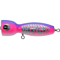 Nouveau produit 17cm 80g 4 couleurs leurre de pêche artificiel au gros gibier en bois Popper pour la pêche en bateau en haute mer