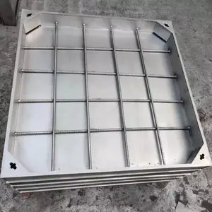 Invisible Rectangle Sewer Metal Manhole Cover Stainless Steel