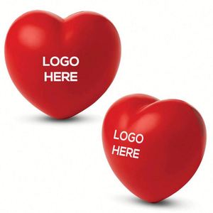 Pelota Antiestrés de Espuma de PU con Forma de Corazón y Logotipo Personalizado, Juguete Suave para Apretar, Ideal para Regalos de Agradecimiento - Product Image 1