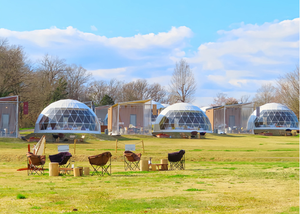 Moderna Carpa Domo de PVC Blanca Transparente para Observación de Estrellas, Casa Geodésica Transparente para Fiestas en el Patio Trasero, Fácil Instalación y Almacenamiento - Product Image 3