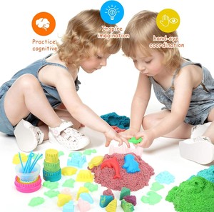 Arena Mágica Suave No Tóxica para Juguetes Espaciales DIY de JITENG Factory Supplies, Plastilina y Slime con Propiedad Antiadherente, Segura y No Tóxica - Product Image 6