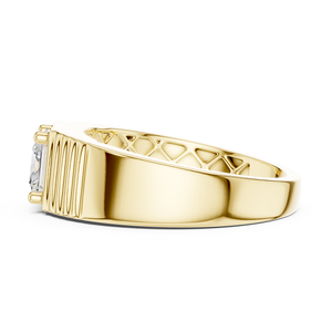 Premium Lab Grown Diamond Engagement <b>Ring</b> in Gold Fine Jewellery Elegant Designer Sparkling Wedding <b>Fashion</b> <b>Ring</b> - Product Image 2