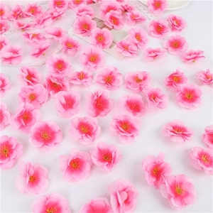 Hesper venta al por mayor de seda de alta calidad flor pétalo boda fiesta evento decorativo simulación melocotón flores cabeza boda decorativa - Product Image 1