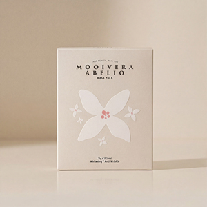 Mooivera Abelio - Mascarilla Facial Coreana Vegana de Tamaño Viaje, 10 Unidades, con Extracto de Forsythia, Iluminadora, Antienvejecimiento e Hidratante - Product Image 4