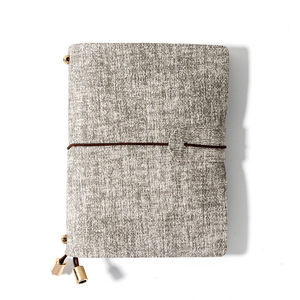 <span class=keywords><strong>Cuaderno</strong></span> de tela Simple, cuerda de amarre creativa, estudiante de PU, mini libro de bolsillo, Memorando de registro - Product Image 6