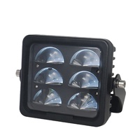 Lampu busur terang tinggi lampu Area bahaya Zona Biru Merah lampu Forklift Led lampu Keselamatan Gudang lampu peringatan Led untuk Forklift truk