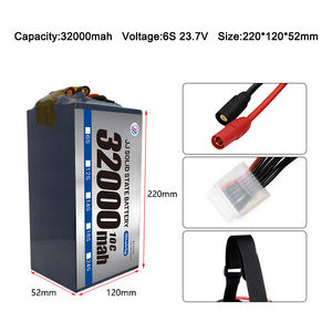 Solid State 4.45V Lihv 4s6s12s14s20s22S 24S Nmc811 Custom Hoge Capaciteit Hoge Energiedichtheid Lipo Batterij Pack Voor Drone/Uav - Product Image 2