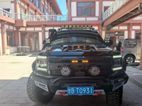 Capot Modifié Style TRX pour Pick-up JMC Dadao JMC Avenue – Capot avec Feux de Jour LED Ambre DRL – Accessoires de Mise à Niveau du Capot