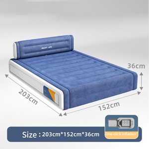 Materasso gonfiabile ad aria, moderno, a grandezza naturale, con pompa convertibile, materassino gonfiabile gonfiabile, per uso domestico, da campeggio - Product Image 5