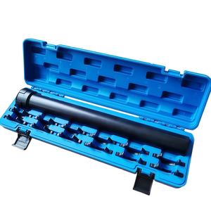 Kit d'outils de démontage/installation de bielles de <span class=keywords><strong>direction</strong></span> internes CIHOO 13 pièces, 12 adaptateurs pied-de-poule, entraînement 1/2 pouce, acier à haute teneur en carbone, rangement en plastique - Product Image 1