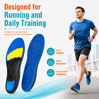 Semelles orthopédiques en mousse PU pour chaussures, respirantes, souples, absorbant les chocs, à haute densité, pour le sport, vente en gros