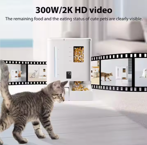 <span class=keywords><strong>Distributeur</strong></span> automatique <span class=keywords><strong>de</strong></span> nourriture <span class=keywords><strong>pour</strong></span> chat durable avec caméra APP 5G/2.4G WiFi 2K HD Vision nocturne Étanche Capacité 4L <span class=keywords><strong>Distributeur</strong></span> d'eau et <span class=keywords><strong>de</strong></span> céréales - Product Image 5