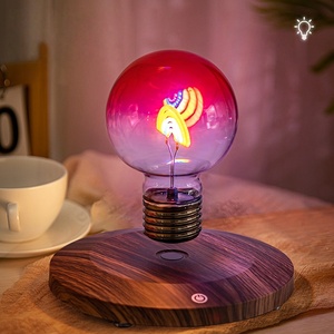 Rainbow Style Levitating Bulb <b>Table</b> Lamp Wholesale Creative LED Floating Bulb Night Light For Home Decor Gift Ideal - Product Image 5
