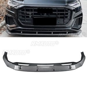 For Audi Q8 Car Front Bumper Lip Kit Front Bumper Guard <b>Protector</b> <b>Cover</b> Apron For Audi Q8 SQ8 Sline 2019-2023 Car Accessories - Product Image 3