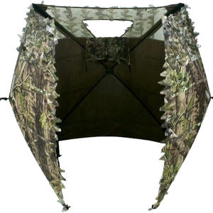 360 °   Capanno Mimetico Trasparente per Tutte le Condizioni Atmosferiche, per Cacciatori di Grandi Prede, 3-5 Persone, in Oxford 150D Traspirante e Leggero - Product Image 5