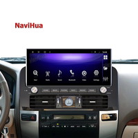 NAVUHUA 12.3 pouces lecteur vidéo multimédia écran tactile Android 10 autoradio pour Toyota Land Cruiser Prado 150 Prado 2018 - 2020