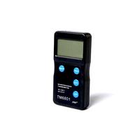 Thermomètre numérique de laboratoire scientifique, de type K tm 6801, avec couple en acier inoxydable,