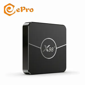 epro X98 Plus S905W2 4g32g Android 11Dual WIFI box media player X98Plus 2024 popular epro 4g32g fast ip tv box display
