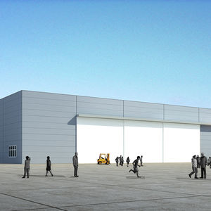 Armazém de estrutura de aço de luz pré-fabricada usado para <span class=keywords><strong>hangar</strong></span> de aeroporto - Product Image 5