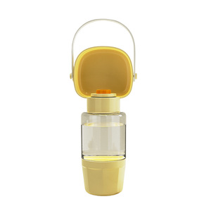 Portable Outdoor Dog Water Bottle With U-Shaped Wide Mouth For <b>Easy</b> Drinking Pet Travel Cup Dual Purpose Feeding Bowl - Product Image 4