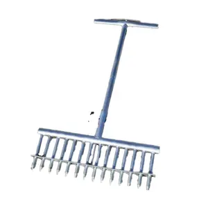 Household Stainless Steel Manual Scallion Seedling Planting Machine Spring Onion Driller Hole Puncher Planter Agricultural Tool