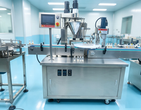 Machine automatique de remplissage et de bouchage de flacons compte-gouttes, machine de remplissage et de sertissage de peptides monobloc personnalisée