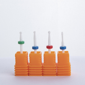 2022 chuyên nghiệp nhỏ tròn Top gốm móng tay khoan <span class=keywords><strong>bit</strong></span> Chất lượng cao 3/32 \ "Shank kích thước cho Dremel Máy Salon sử dụng đánh bóng - Product Image 3