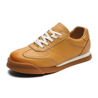 Chaussures de sport décontractées en cuir véritable, style allemand, personnalisables, fabrication OEM/ODM