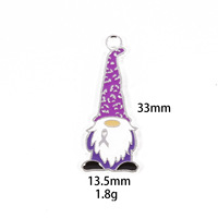 Usine en gros personnalisé violet ruban épinglette métal porte-clés en alliage de Zinc porte-clés Anti violence domestique sensibilisation Badge