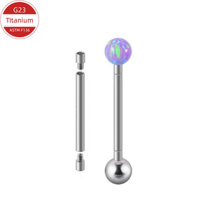 Titanium Internal Thread <b>Extension</b> Rod For Earrings Lip Tongue Navel Studs Unisex Piercing Jewelry G23 ASTM F136 - Product Image 3