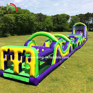 Course d'obstacles gonflable, <span class=keywords><strong>jeux</strong></span> de sport en plein air Commercial, équipement gonflable pour adultes et enfants - Product Image 2