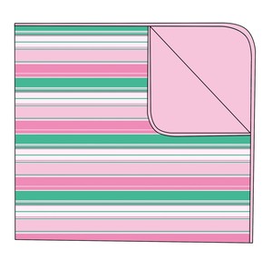 <span class=keywords><strong>Coperta</strong></span> Personalizzata con Personaggi Senza Quantità Minima, <span class=keywords><strong>Coperta</strong></span> in Bambù a Righe <span class=keywords><strong>Rosa</strong></span> Caldo 50X60, Coperte Personalizzate - Product Image 3