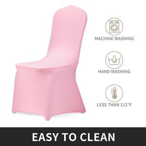 High Quality Party Wedding Event Seat <strong>Covers</strong> Pink <strong>Polyester</strong> Spandex Stretch Banquet Wedding <strong>Chair</strong> <strong>Cover</strong> for Living Room - Product Image 3
