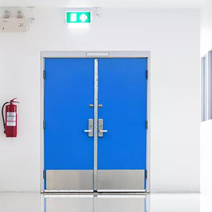 Chất lượng cao Thiết kế hiện đại thép Polymer cửa chống cháy cho khách sạn thương mại sử dụng với phòng cháy và phần cứng đầy đủ - Product Image 2