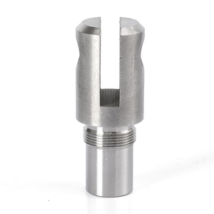 OEM ODM Personalizado CNC Acero Inoxidable Acabado Brillante Pasador de Horquilla Ranurado con Hombro / Cabeza de Eje de Conexión Tamaños Disponibles Mecánico - Product Image 4